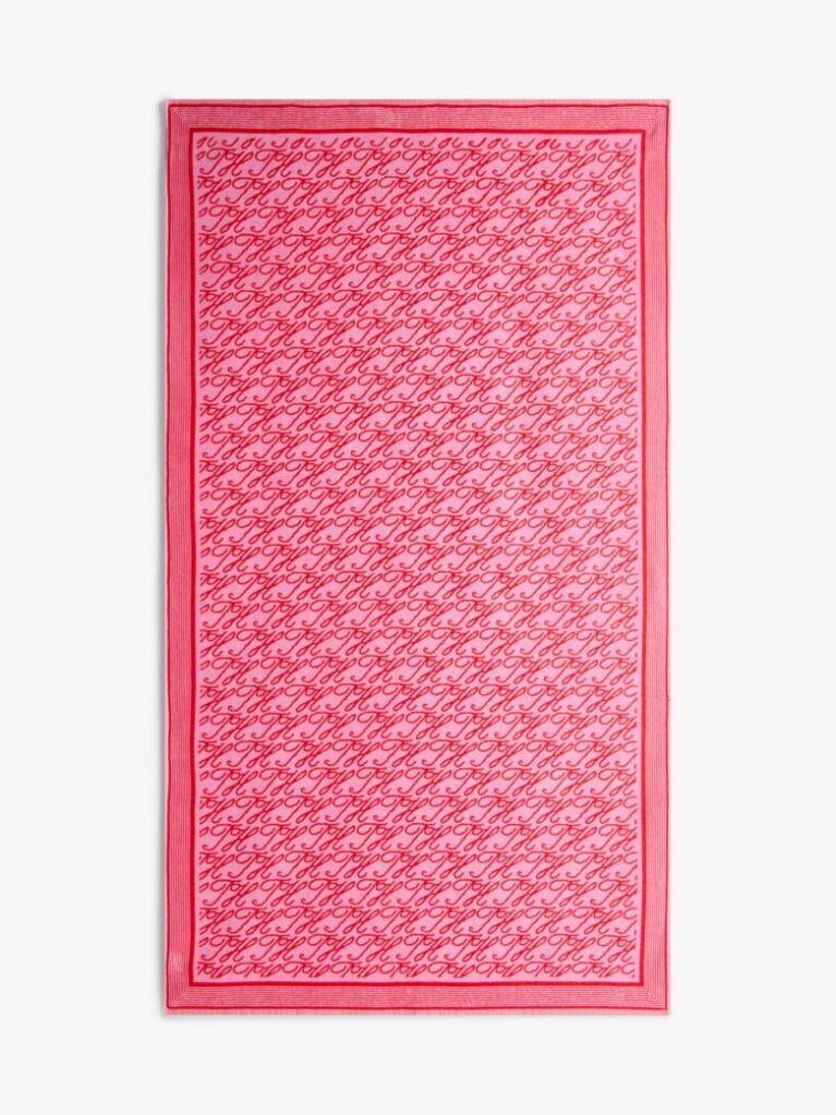 Ροζ Essential Πετσέτα Θαλάσσης Με Νηματοβαφή  Unisex