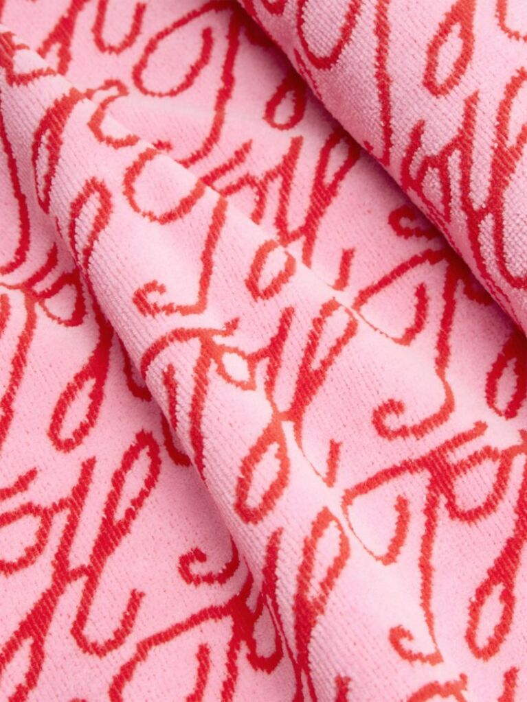 Ροζ Essential Πετσέτα Θαλάσσης Με Νηματοβαφή  Unisex