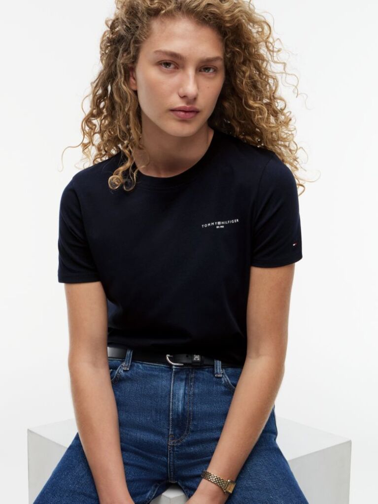 Blue 1985 Collection Crew Neck T-Shirt  Women
