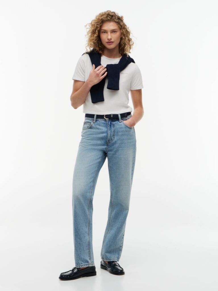 White 1985 Collection Crew Neck T-Shirt  Women