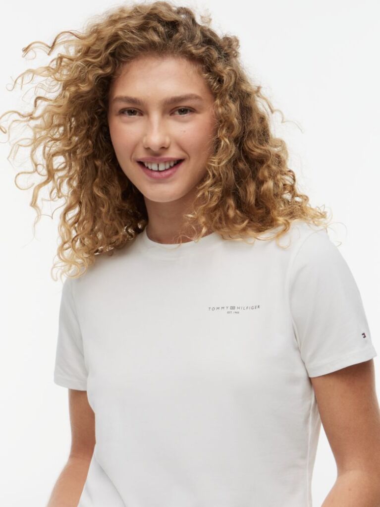 White 1985 Collection Crew Neck T-Shirt  Women