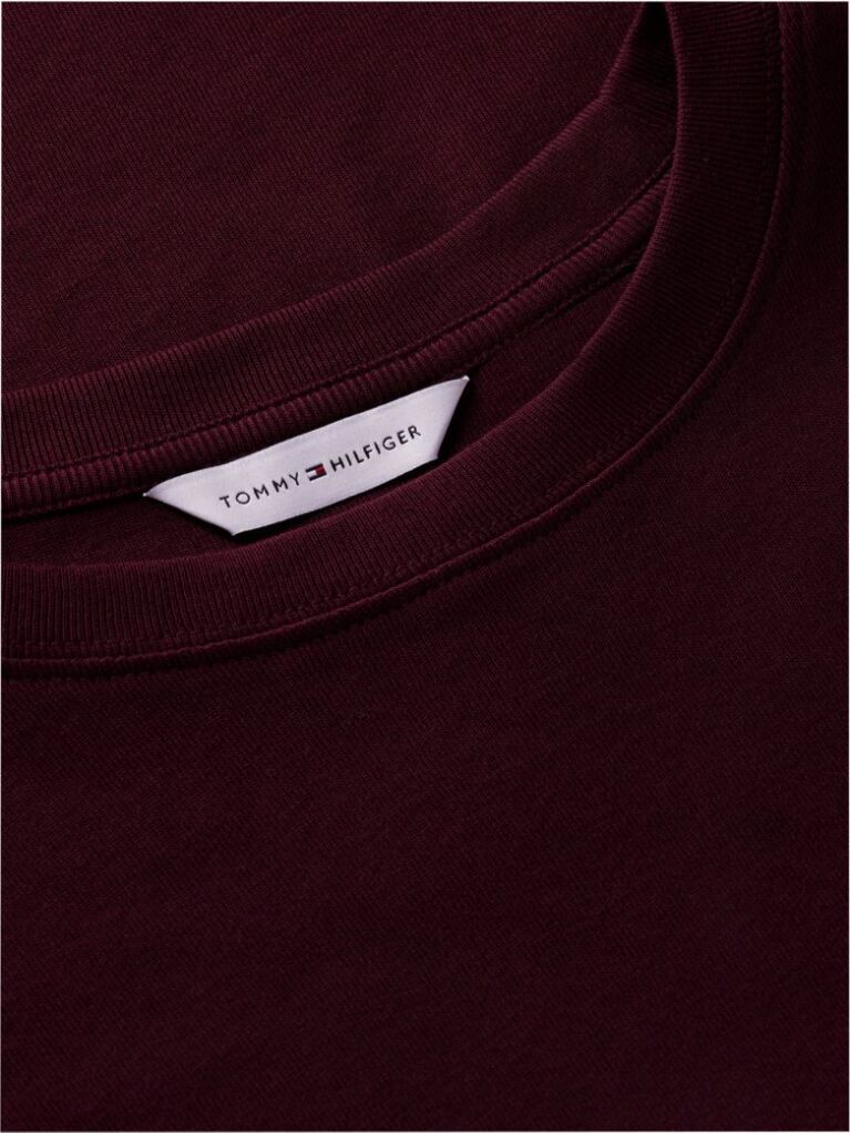 Red Flag Embroidery Ribbed Slim T-Shirt  Women