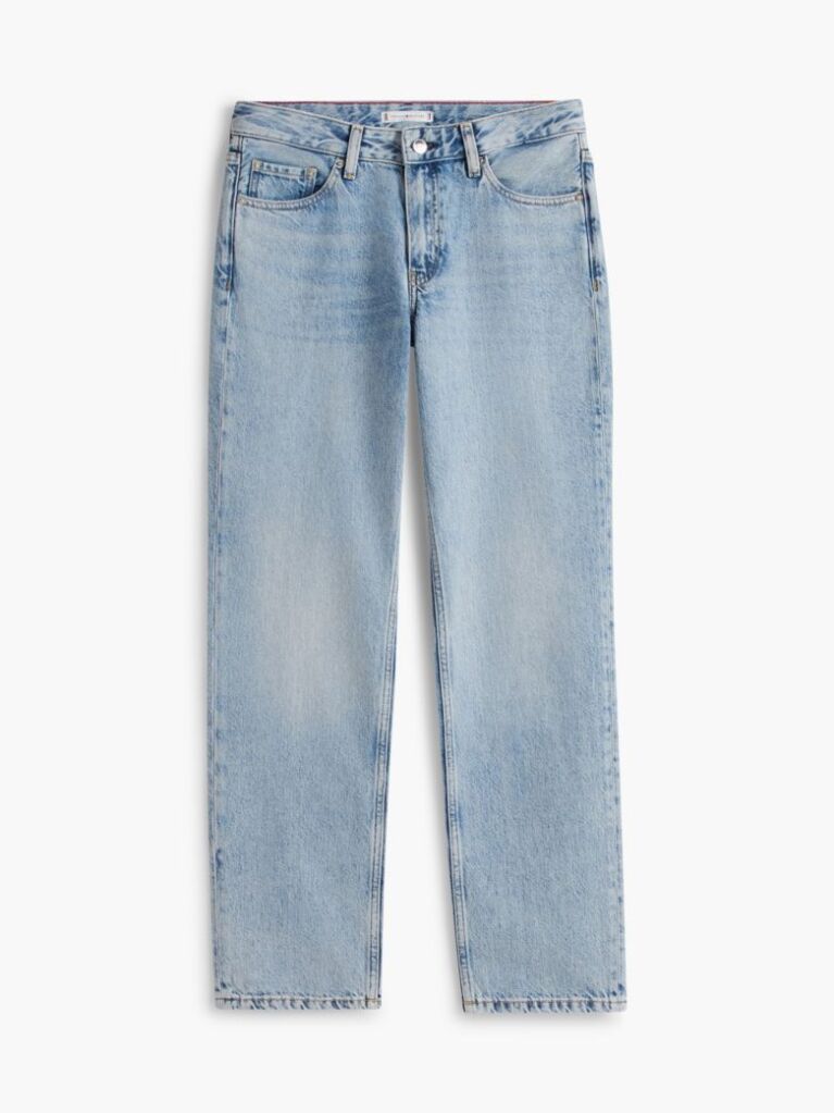 Blue High Rise Straight Leg Jeans  Women