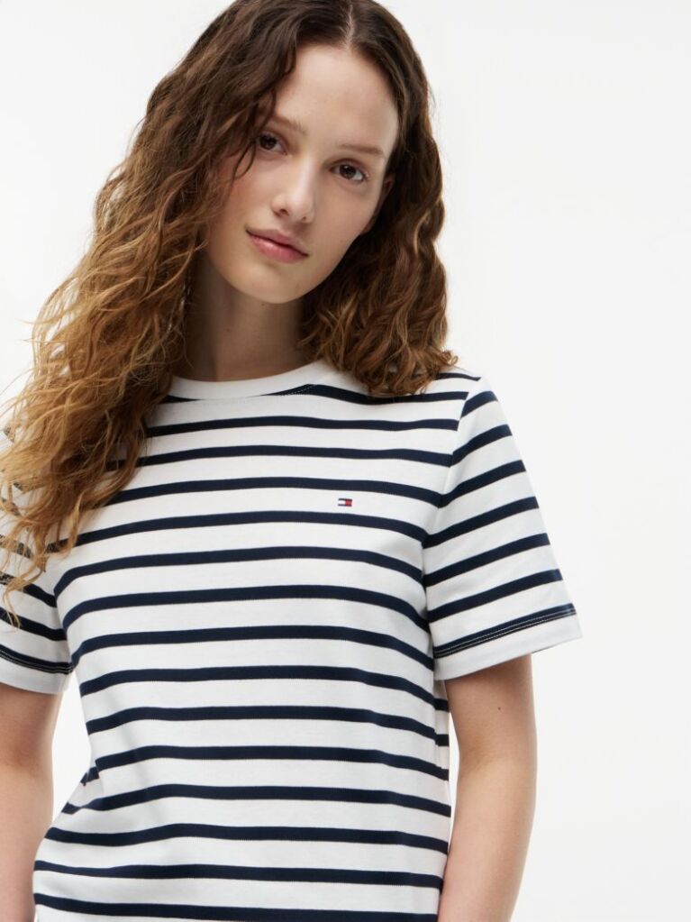 Multi Boxy T-Shirt Με Πλέξη Interlock  Γυναίκες