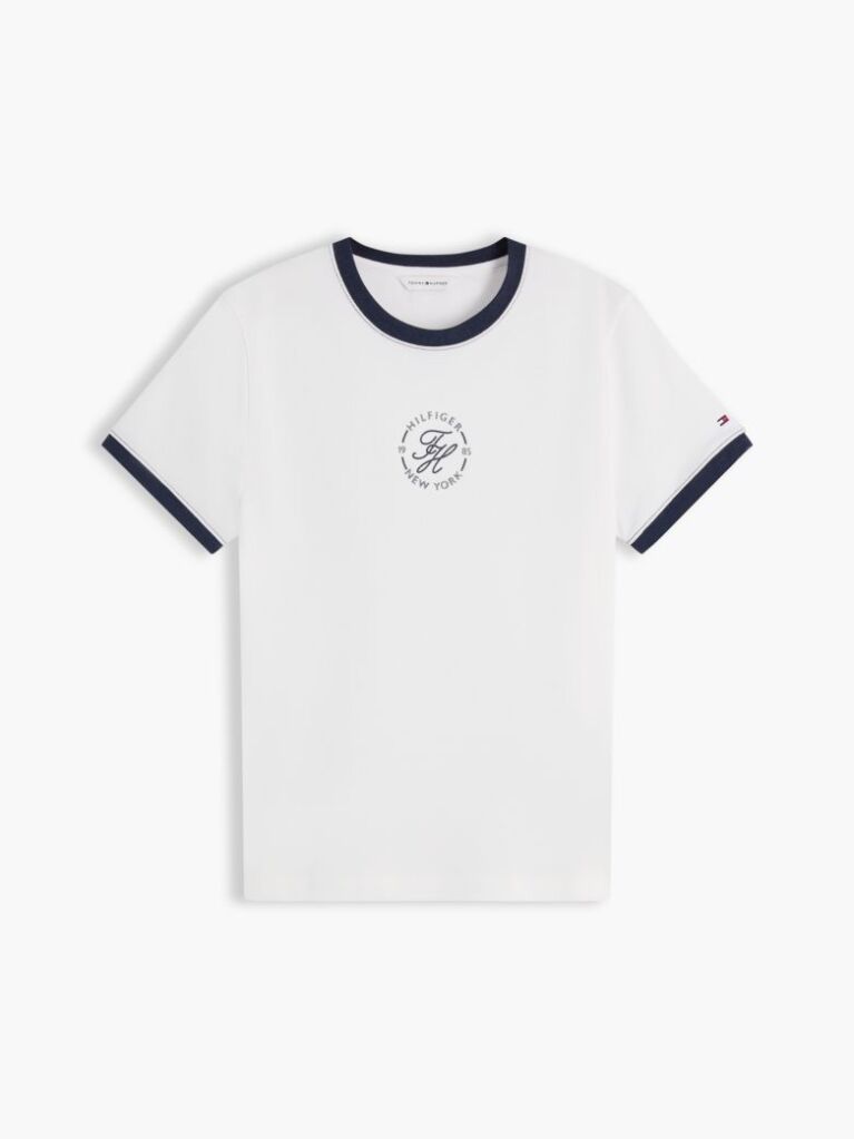 Άσπρο T-Shirt Με Λογότυπο  Γυναίκες