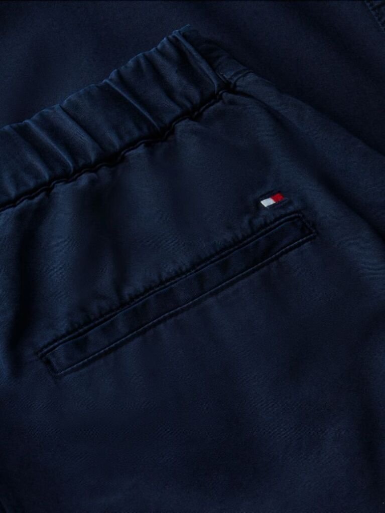 Μπλε Παντελόνι Chinos Σε Barrel Γραμμή Με Washed Εφέ  Γυναίκες