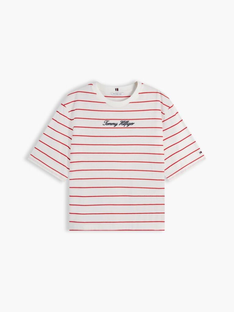 Multi Άνετο T-Shirt Με Λογότυπο Και Στρογγυλή Λαιμόκοψη  Γυναίκες