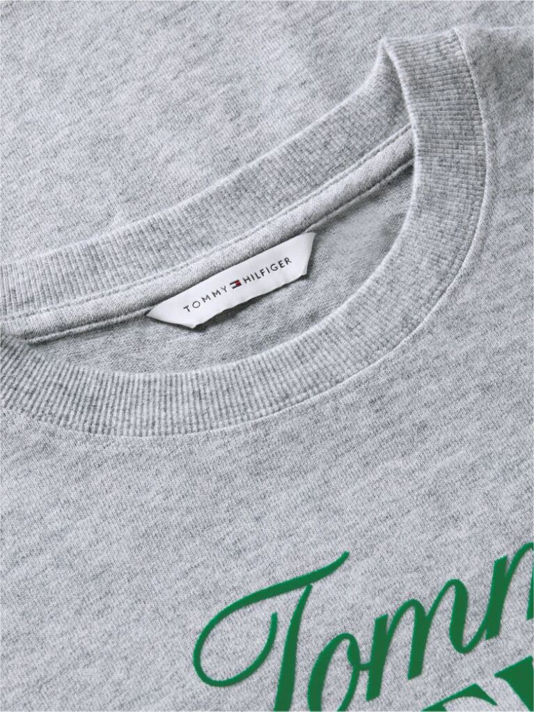 Logo Relaxed Jersey T-Shirt — Light Grey Htr