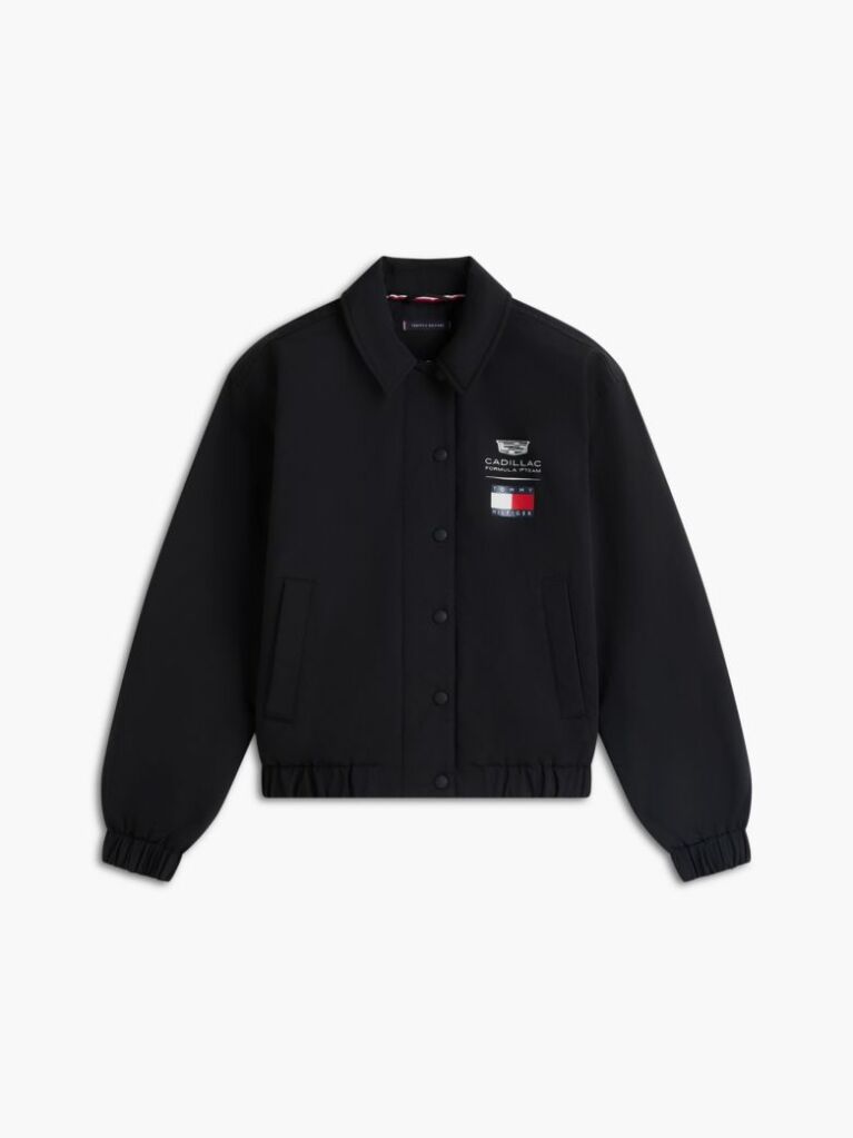 Black TH x Cadillac Formula 1® Team Logo Coach Jacket  Women