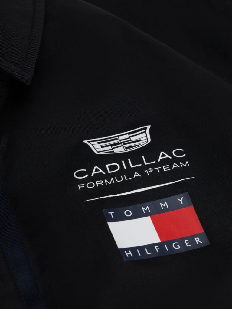 Black TH x Cadillac Formula 1® Team Logo Coach Jacket  Women