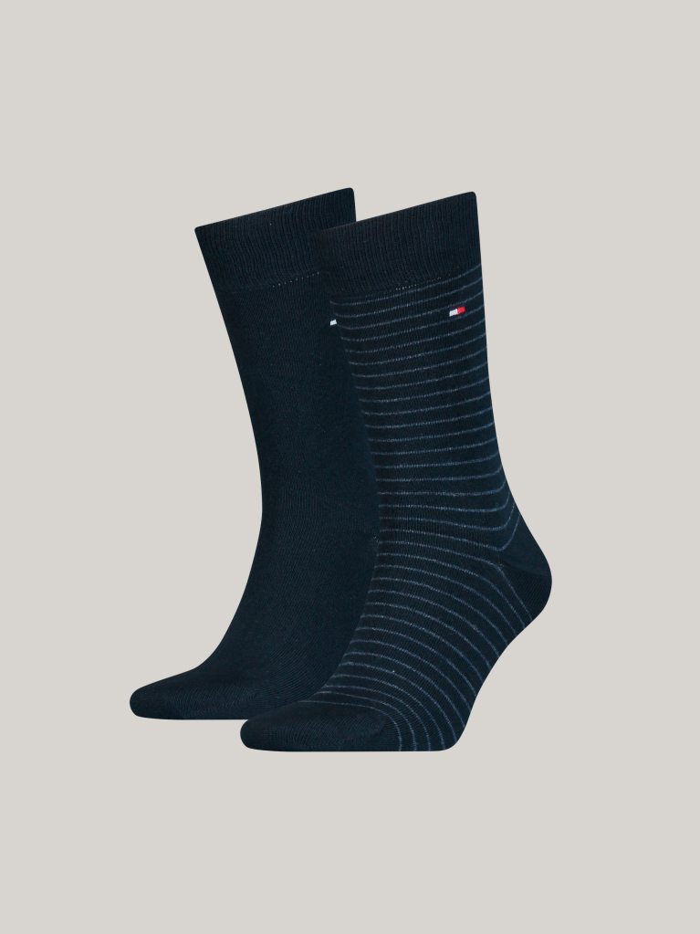 Blue 2-Pack Stripe Socks  Men