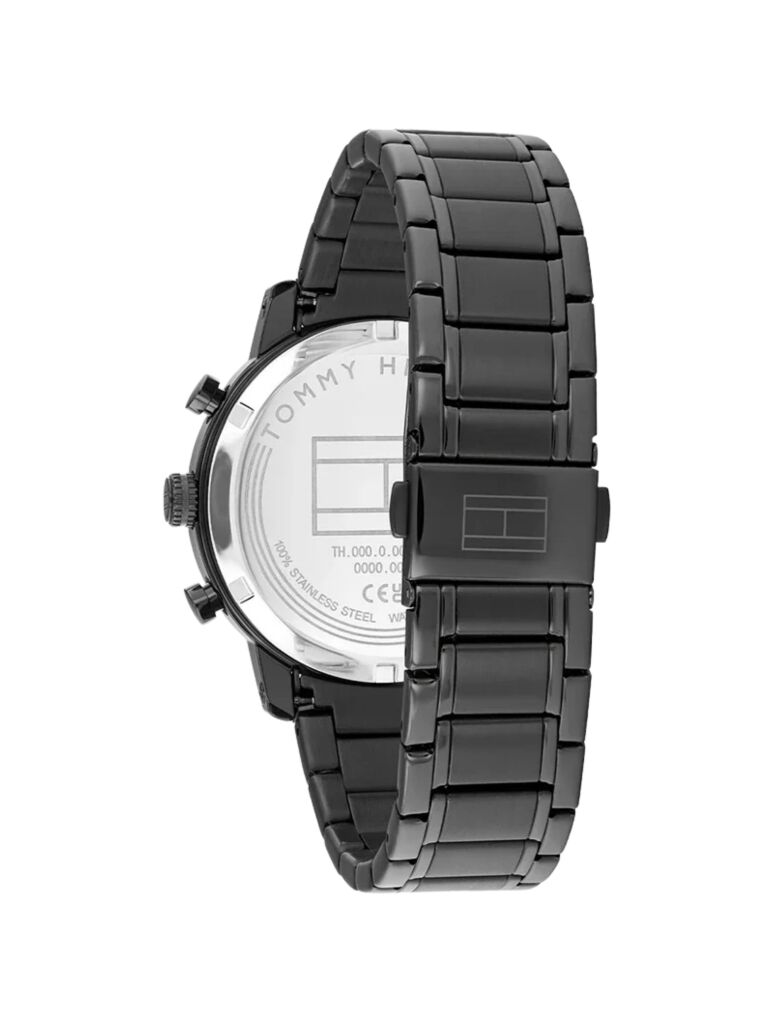 Black Black Dial Stainless Steel Sub-Counter Watch  Men
