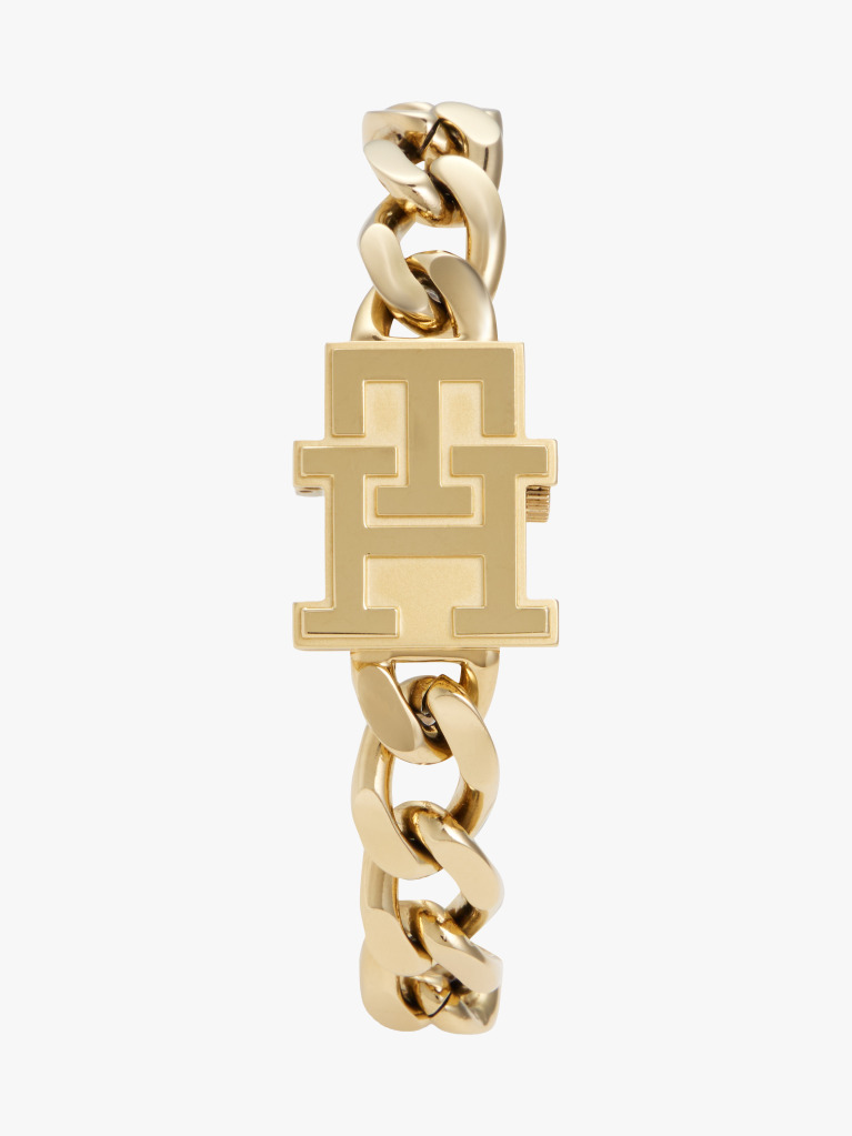 White Gold Plated Square Dial Watch  Women