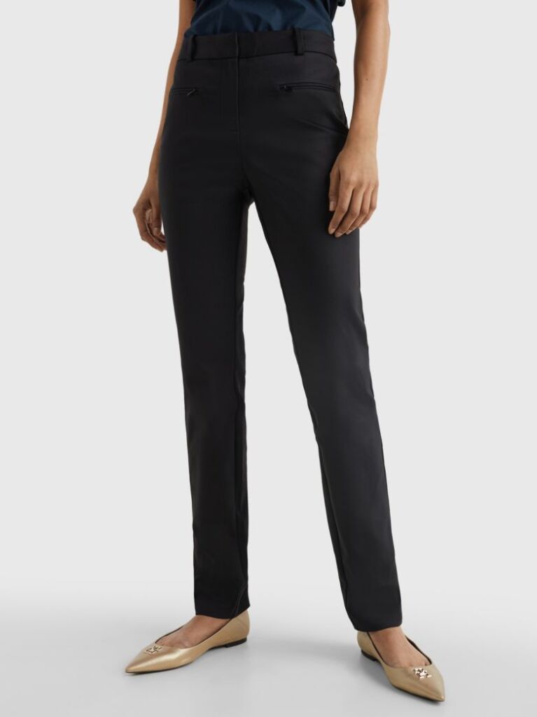 Black Heritage Slim Fit Pants  Women