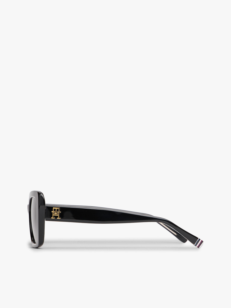 Black TH Monogram Polarised Cat Eye Sunglasses  Women