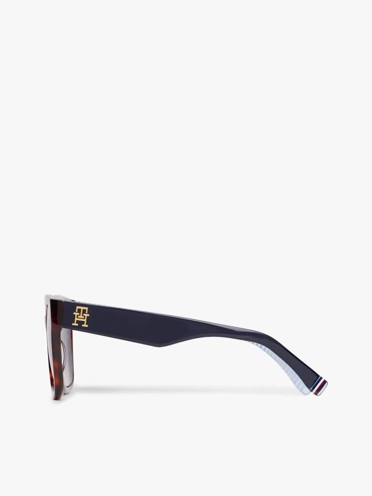Brown TH Monogram Polarised Square Sunglasses  Women