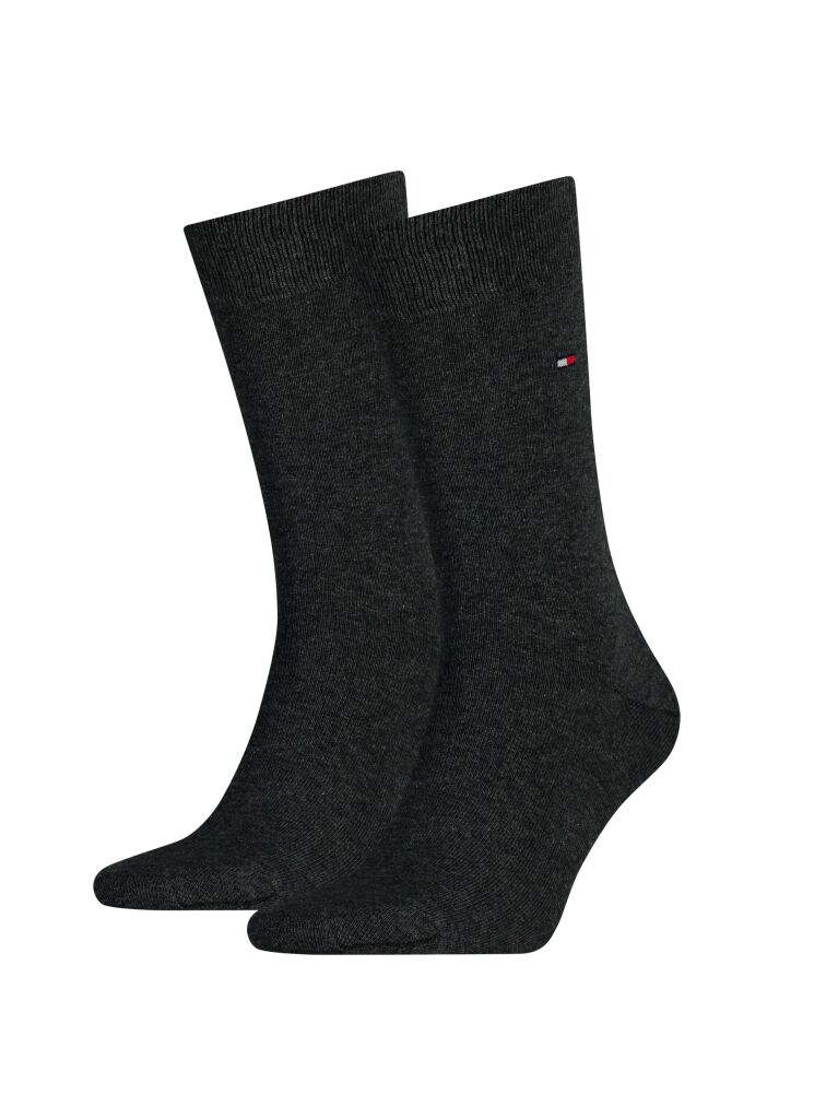 Grey 2-Pack Cotton Blend Socks  Men