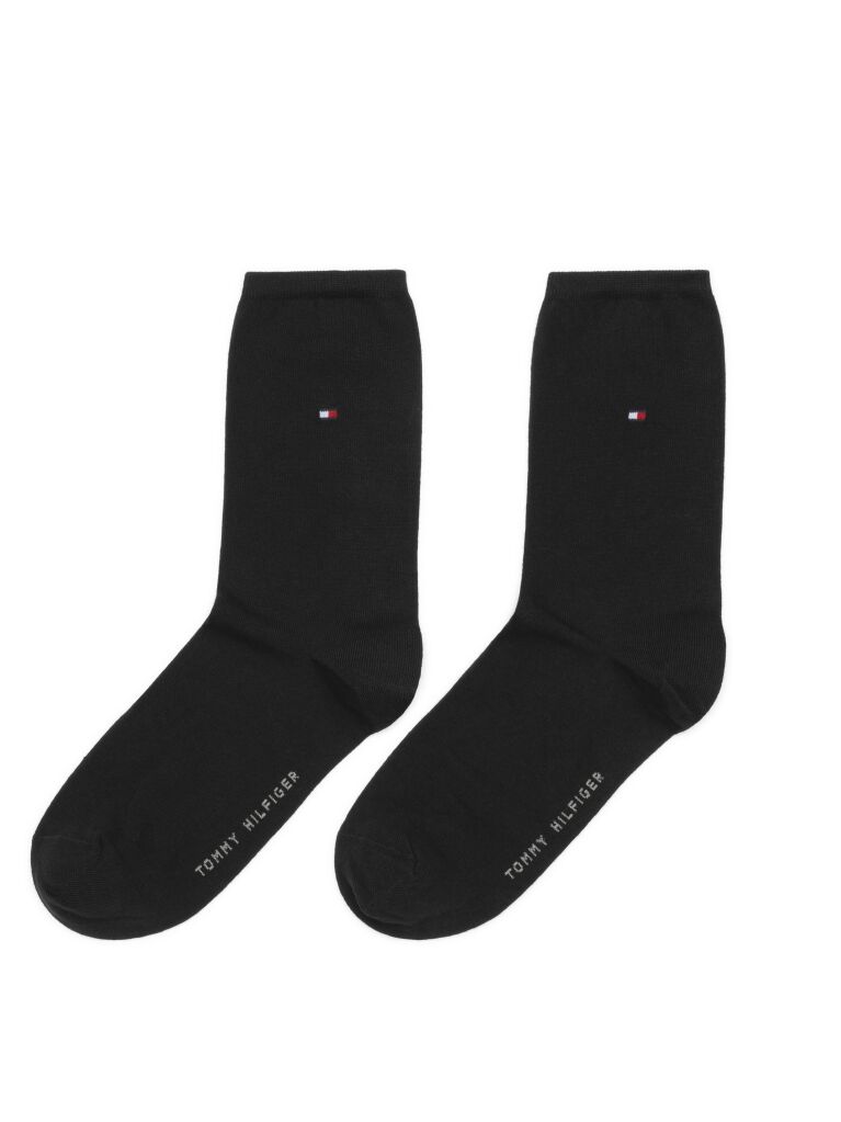 Black 2-Pack Stretch Cotton Blend Socks  Women