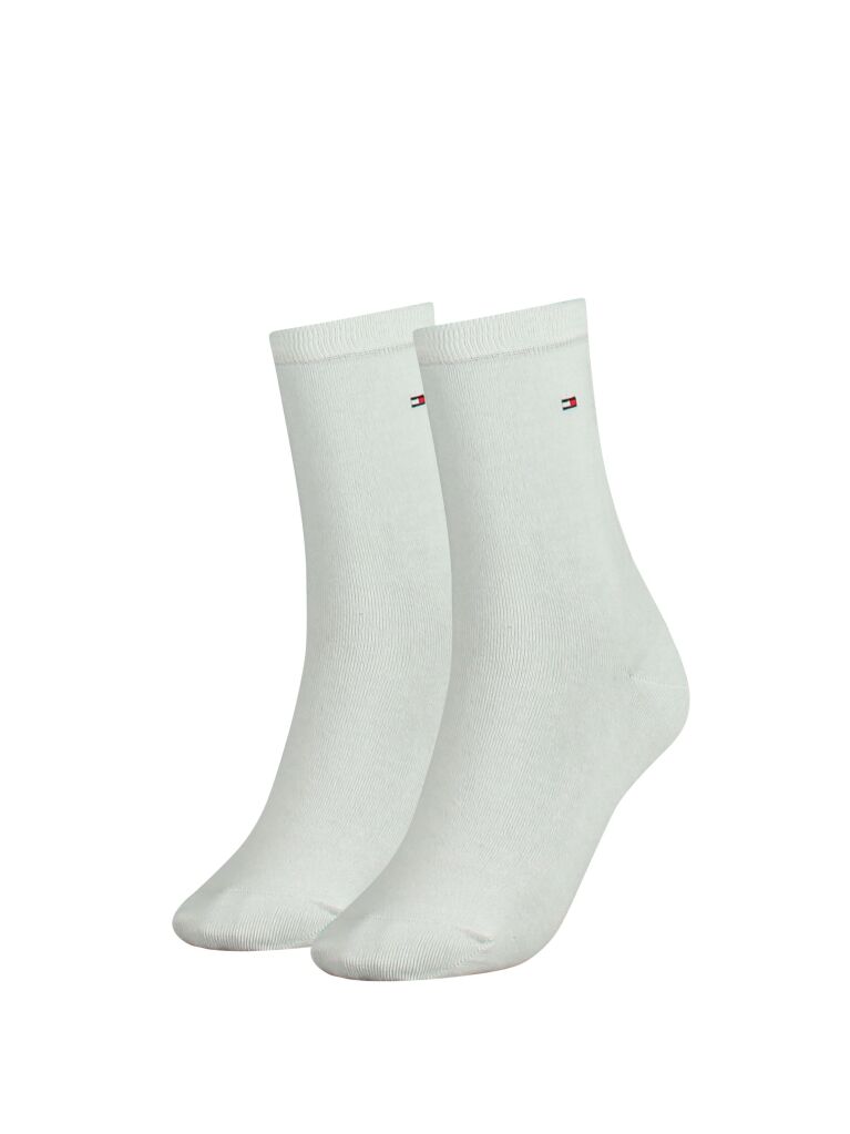 White 2-Pack Stretch Cotton Blend Socks  Women