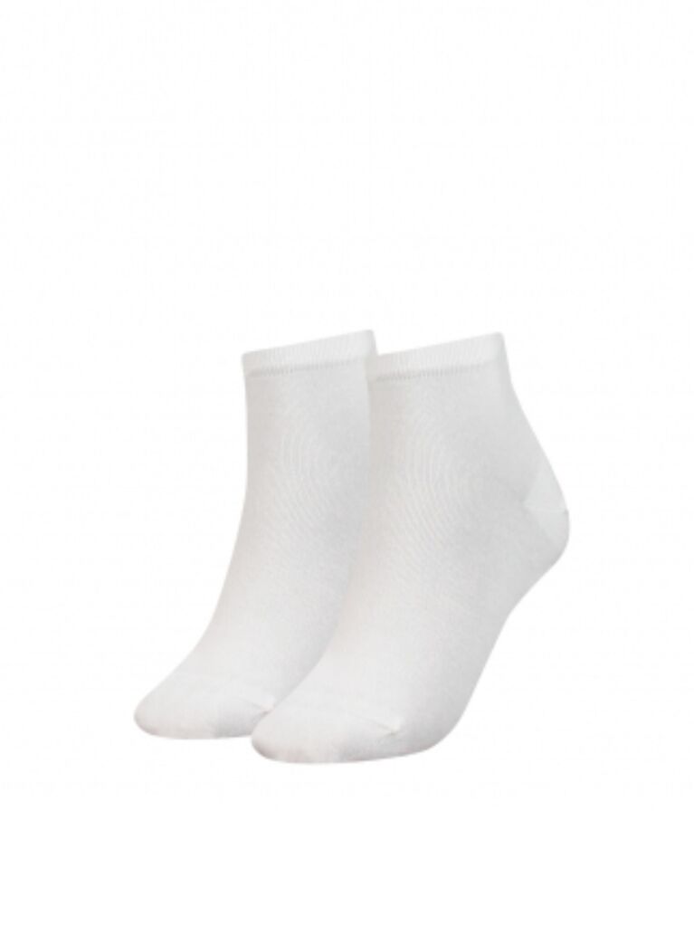 White 2-Pack Stretch Cotton Short Socks  Women