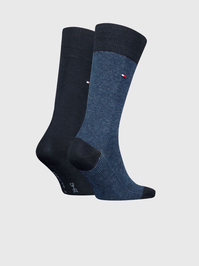 Μπλε Tommy Hilfiger Ανδρικές Κάλτσες Classic 2 Ζεύγη  Άνδρες