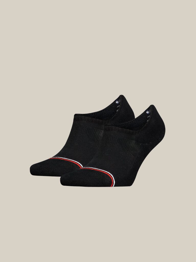 Μαύρο Unisex Αθλητικές Κάλτσες - 2 Ζεύγη  Unisex