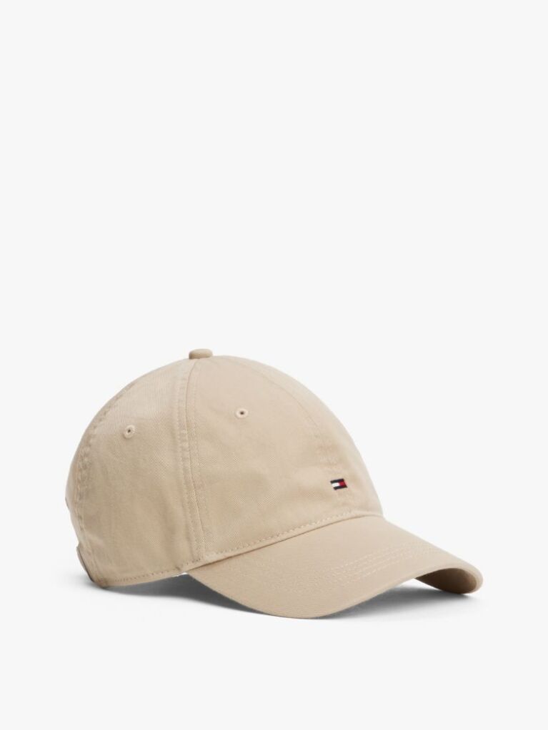 Beige Hilfiger Flag Baseball Cap  Men