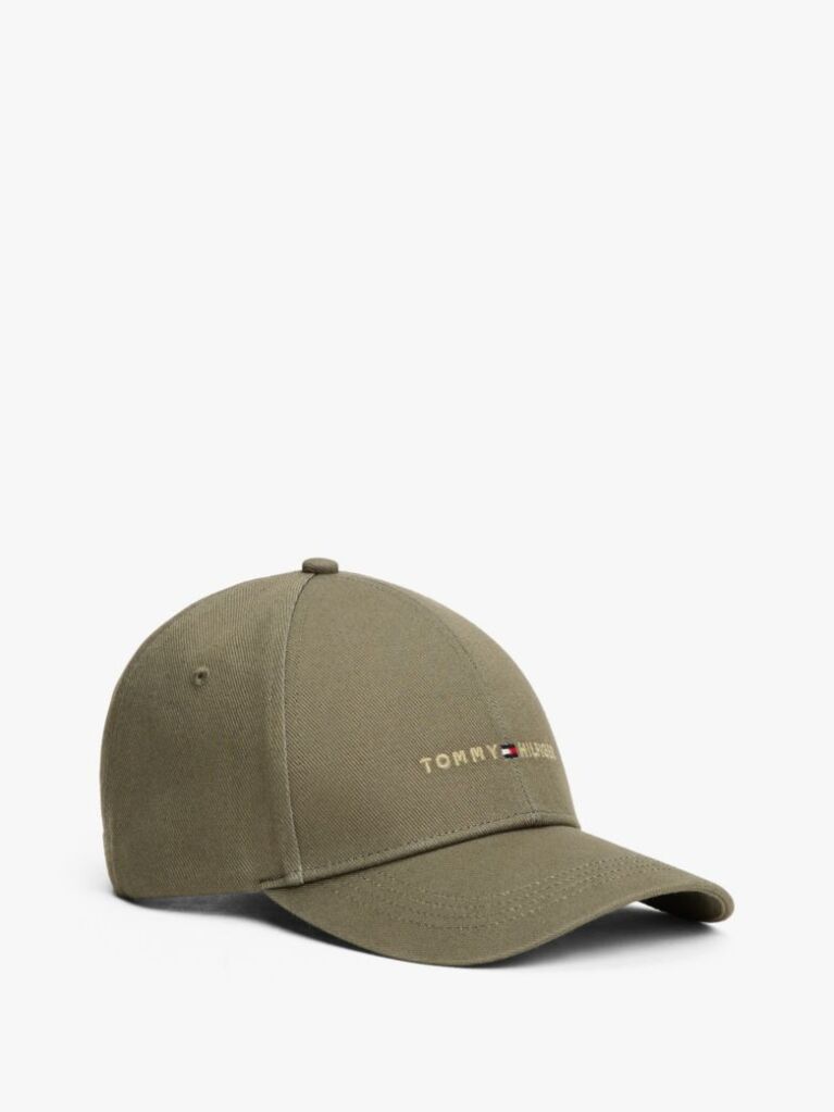 Green Logo Embroidery Baseball Cap  Men
