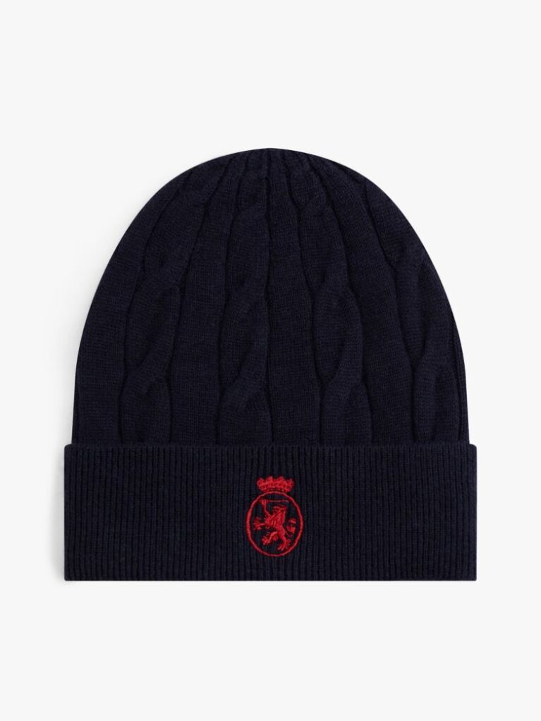Μπλε Πλεκτός Σκούφος TH Crest  Παιδί Unisex