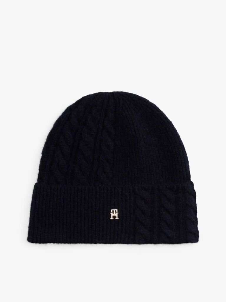 Blue Chic Fluffy Beanie With Wool  Women
