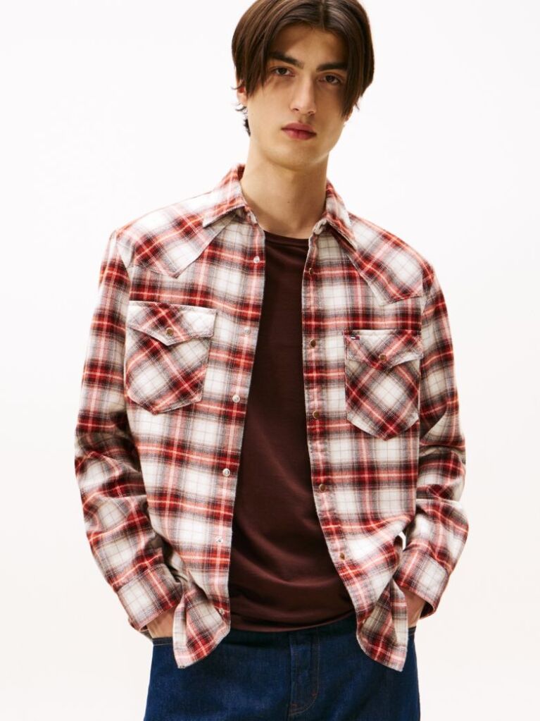 Multi Regular Fit Flannel Check Western Shirt  Men