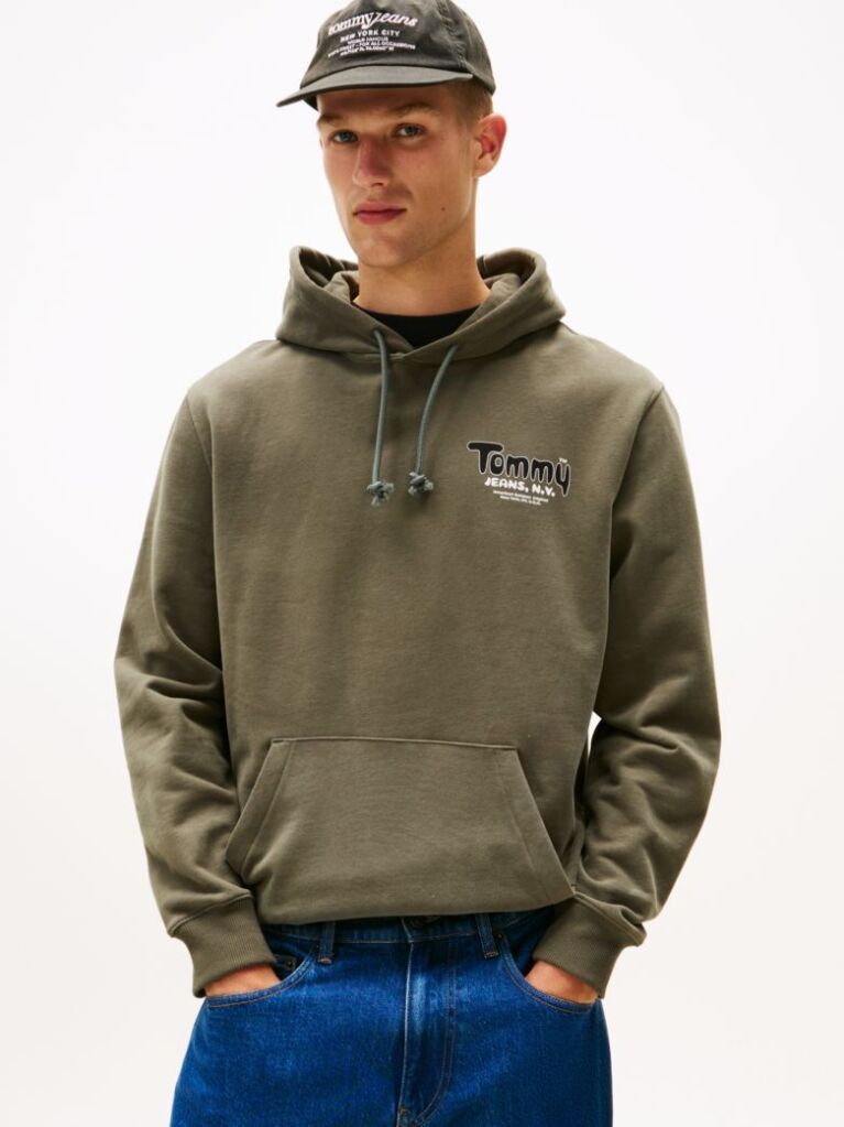 Πράσινο Terry Hoody Με Λογότυπο  Άνδρες