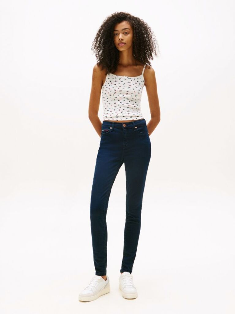 Blue Nora Mid Rise Skinny Fit Jeans  Women