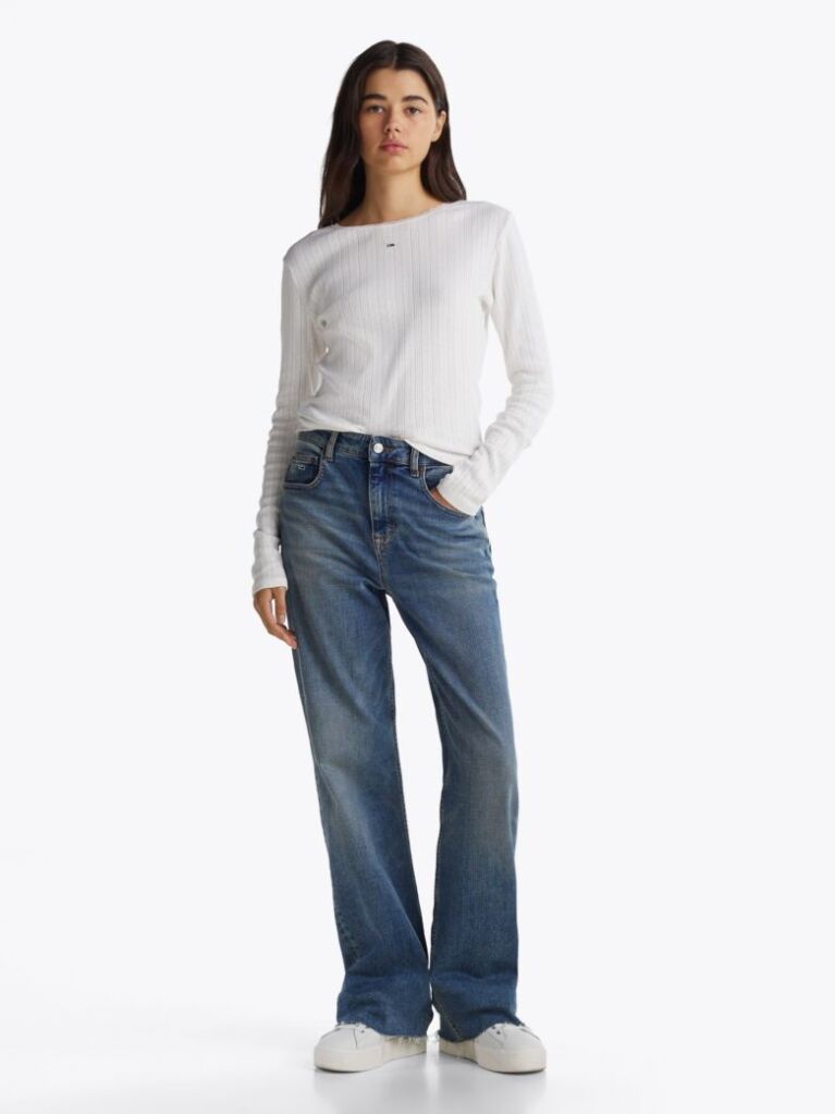 Denim Mia Άνετο Τζιν Με Κανονική Μέση Και Ξεθωριασμένο Εφέ  Γυναίκες