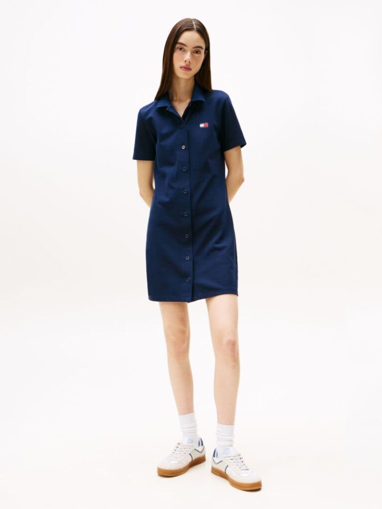 Blue Badge Pique Polo Dress  Women