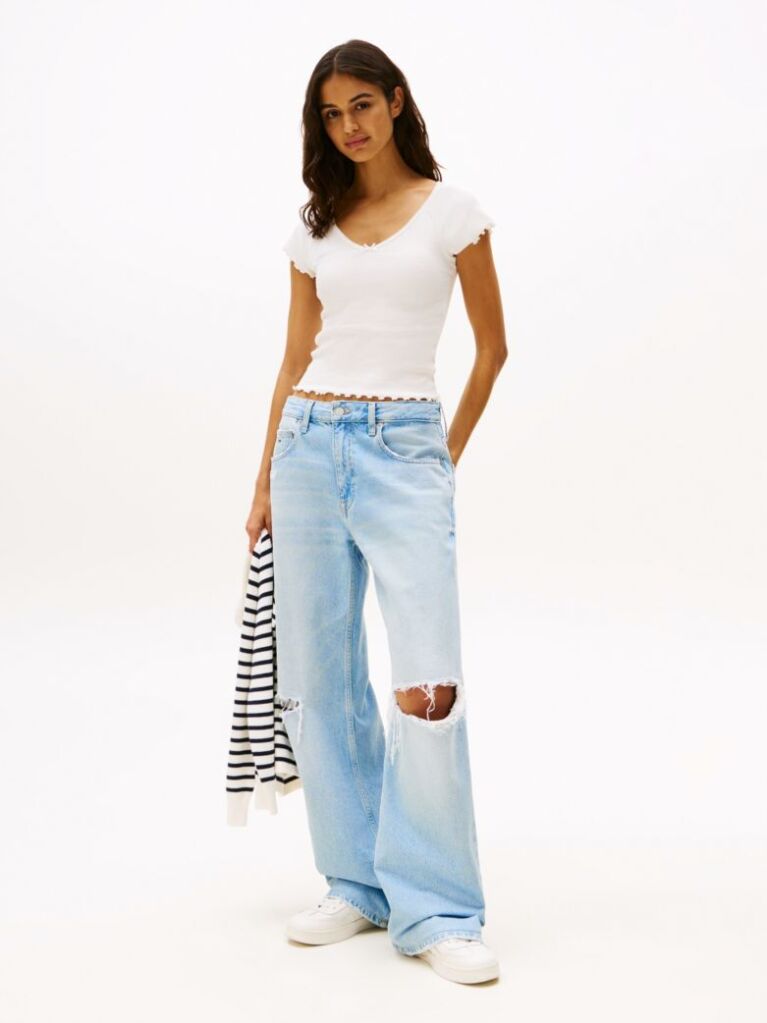 Denim Mia Mid Rise Relaxed Straight Jeans  Women