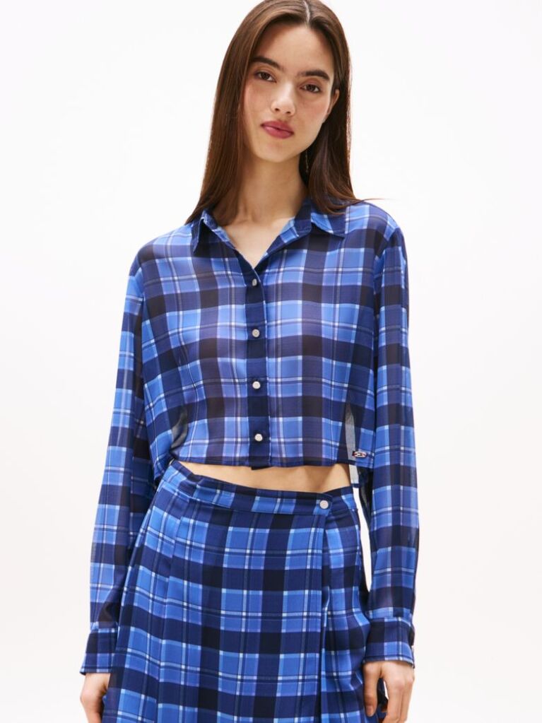 Multi Άνετο Cropped Πουκάμισο  Γυναίκες