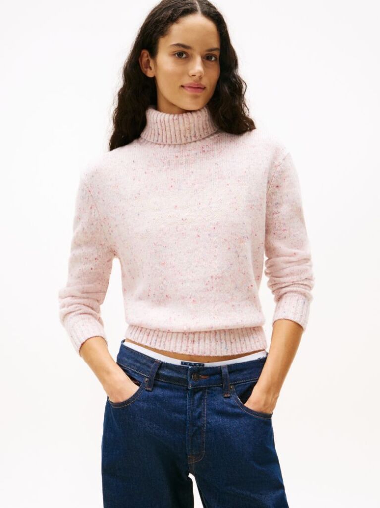 White Turtleneck Sweater  Women