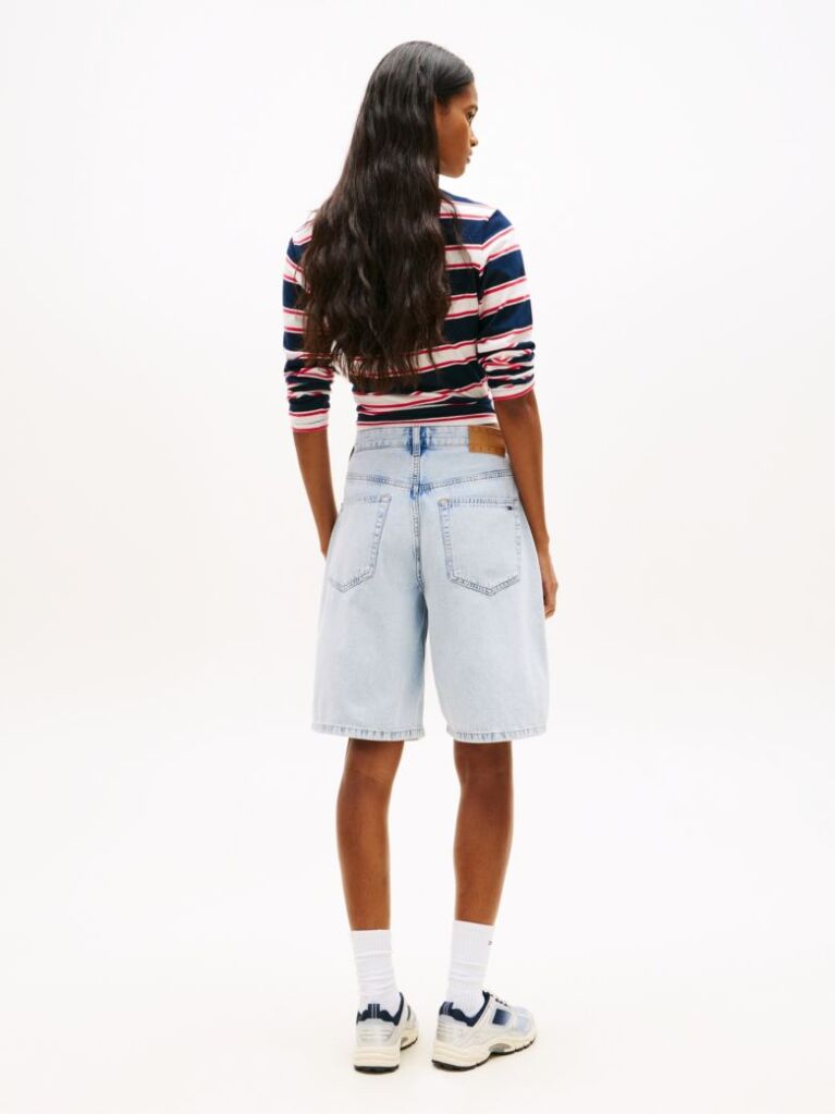 Denim Denim Βερμούδα Με Πιέτες Σε Loose Γραμμή  Γυναίκες