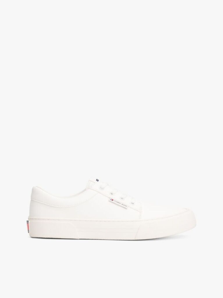 Άσπρο Essential Sneakers Με Σόλα Flatform  Άνδρες