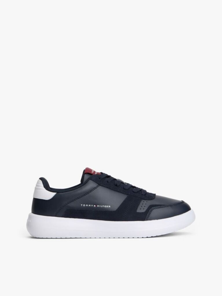 Μπλε Δερμάτινα Sneakers  Άνδρες