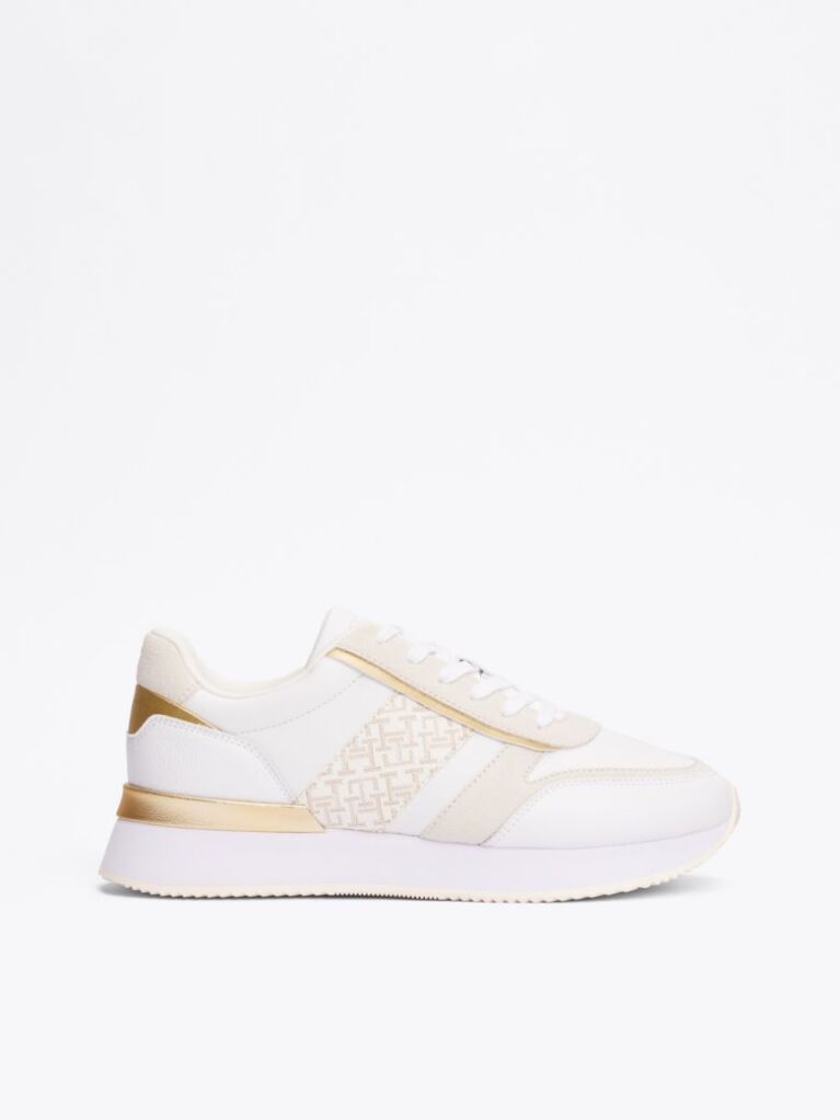 Multi TH Monogram Metallic Trainers  Women