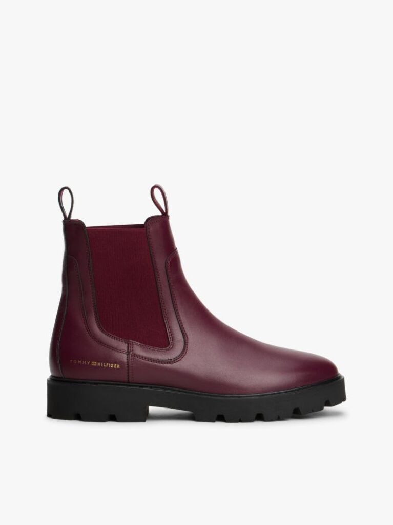 Brown Leather Chelsea Boots  Women