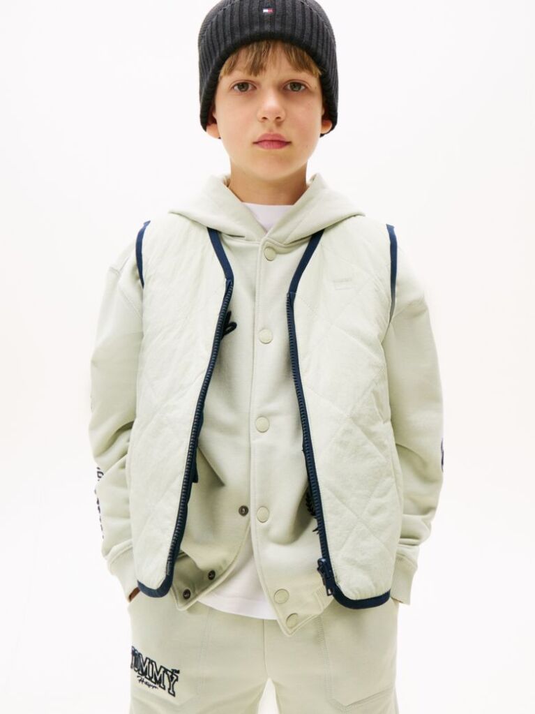 Multi Reversible Quilted Relaxed Gilet  Boys