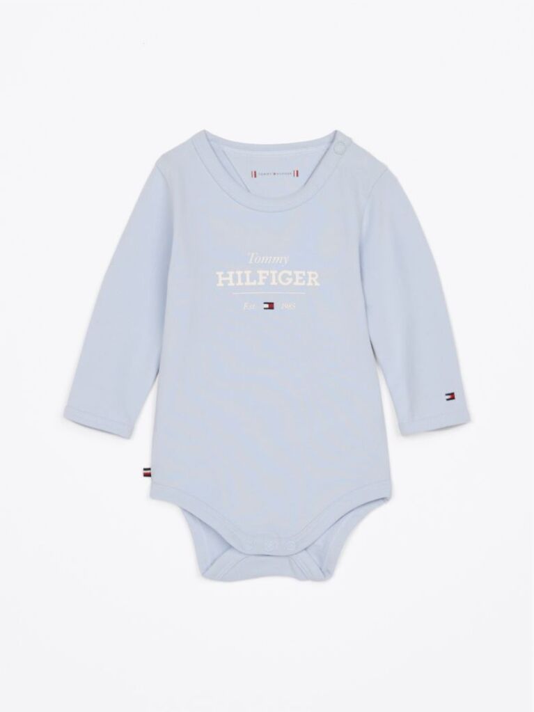 Μπλε Μακρυμάνικο Φορμάκι Hilfiger Monotype  Βρεφικά