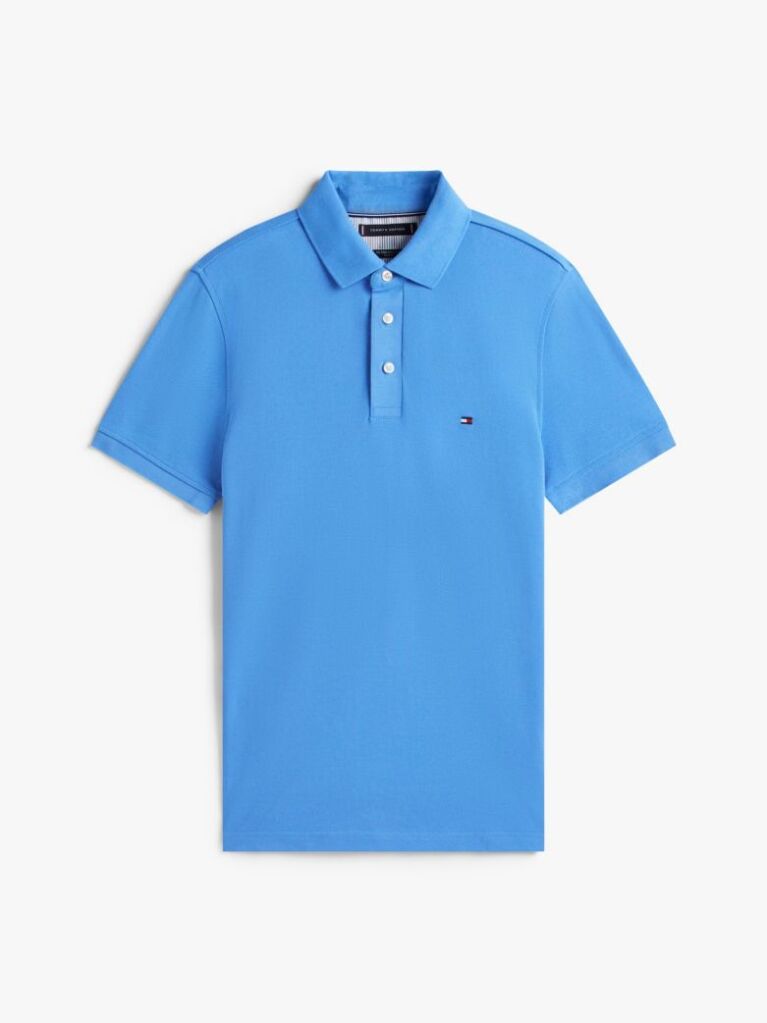 Blue 1985 Organic Cotton Slim Fit Polo  Men
