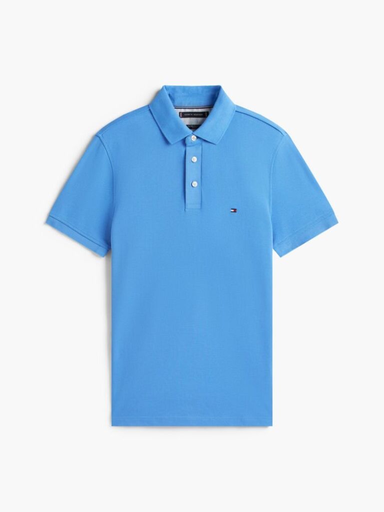 Blue 1985 Organic Cotton Slim Fit Polo  Men