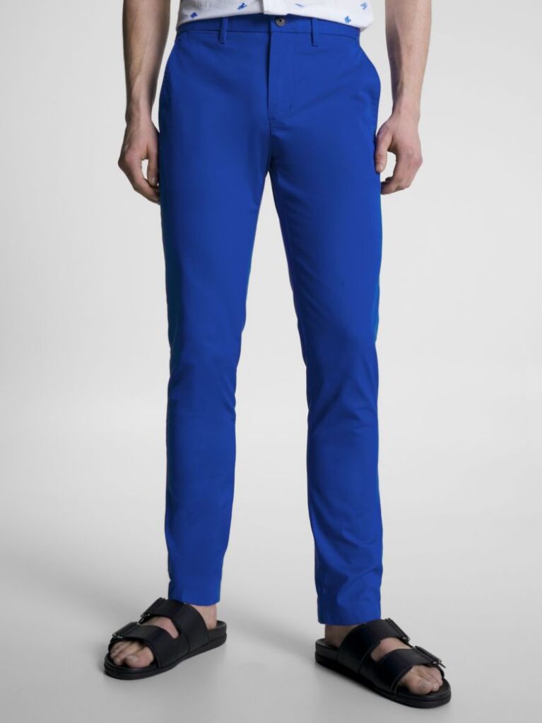 Blue Bleecker Slim Chinos  Men