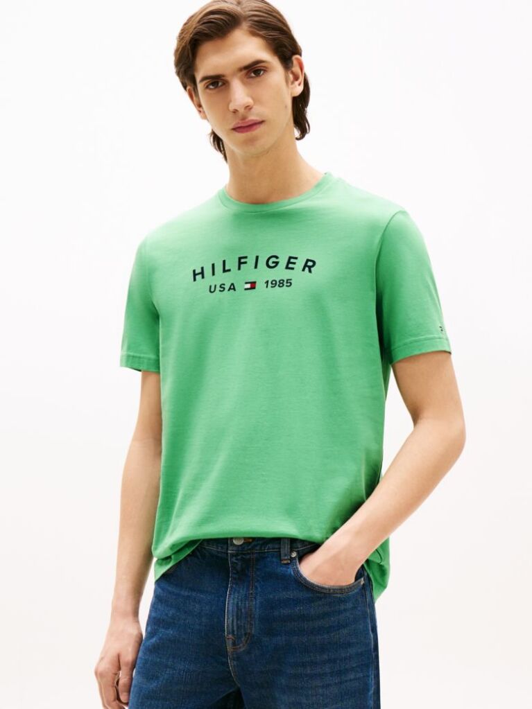 Πράσινο T-Shirt Με Λογότυπο  Άνδρες