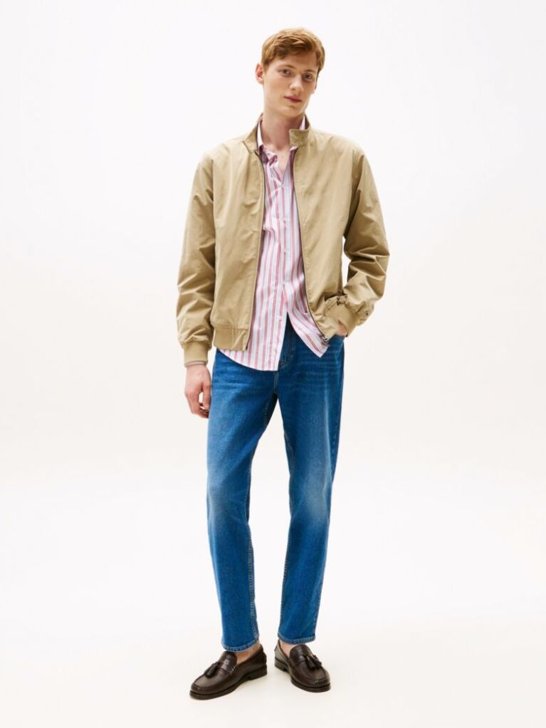 Blue Harlem Faded Tapered Jeans  Men